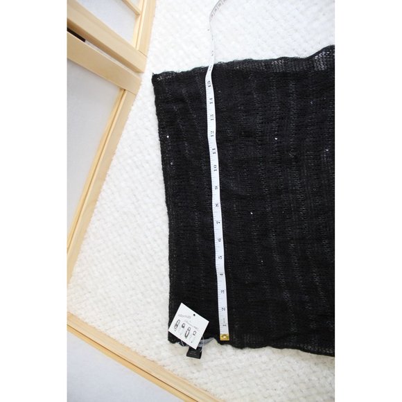 Renee's NYC Eternity scarf  16x30 Eternity scarf / Black with sparkles - Picture 6 of 8